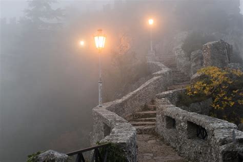 Foggy Castle Steps Stock By Little Spacey On Deviantart