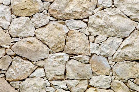 Limestone Rock Wall Stock Photo Colourbox
