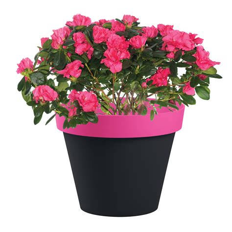 Pot De Fleur Style Bicolore Ø40x32cm Rond 23l