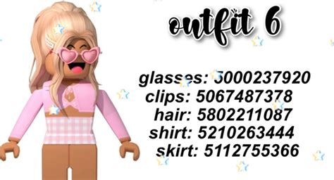 Aesthetic Bloxburg Outfit Codes Skirt
