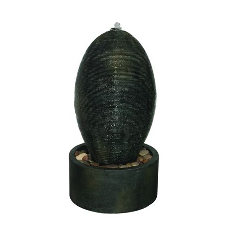 Garden fountains can add a focal point to your landscaping design. Shop Garden Treasures Egg Fountain at Lowes.com