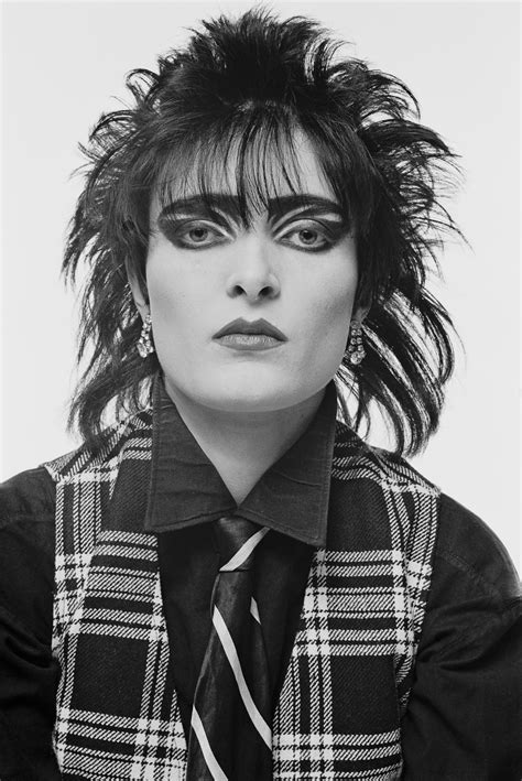 vocalist siouxsie sioux of british band siouxsie and the banshees caused a stir with her big