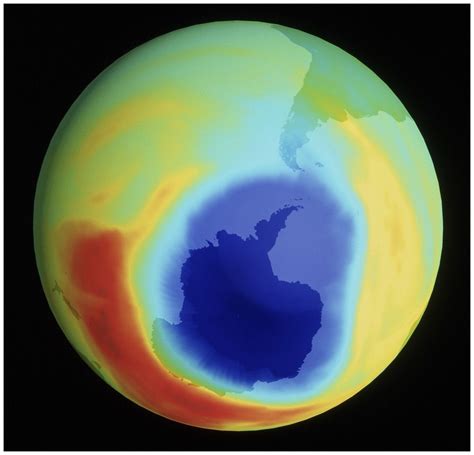 Earth's atmosphere is made up of several layers. Major study finds mid-latitudes ozone layer not repairing ...