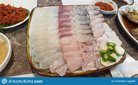 Yellowtail Fish Sashimi