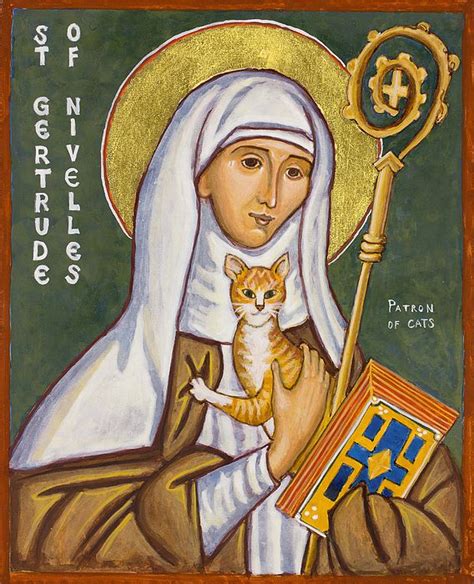 Saint Gertrude Of Nivelles Michael A Hartmann Kinfolk