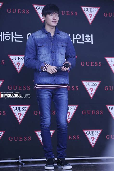 Lee Min Ho Photos Minho Guess Jeans Korean Actors Men Dress Blues