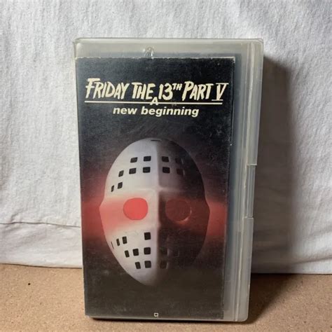 Friday The 13th V 5 New Beginning Vhs Tape 1st Print Jason Voorhees
