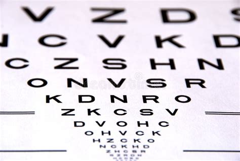 2020 Eye Chart Test A In Focus Stock Photo Image Of Optical Medical