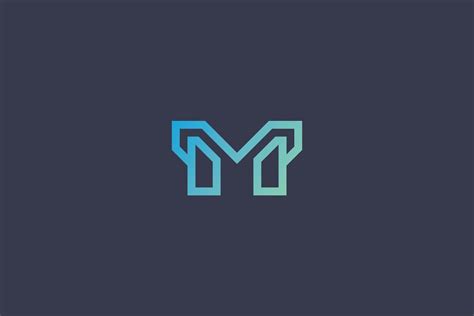 Modern Letter M Logo Creative Daddy