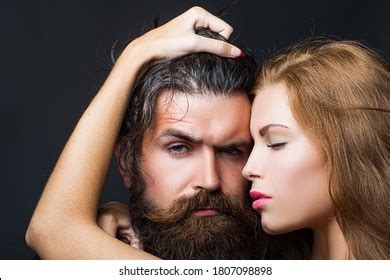 Sexy Couple Love Sensual Lovers Undressed Stock Photo
