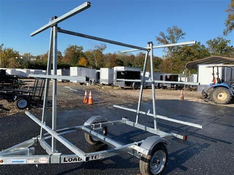 Load Rite 6 Place Kayak Trailer New Enclosed Cargo Utility Landscape