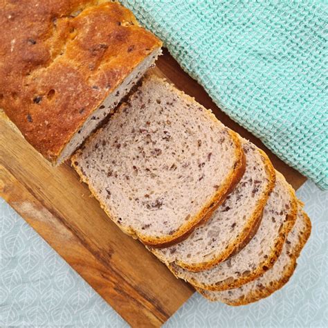 Sorghum Brood Met Lijnzaad Niet Glutenvrij Brood Brood Ontbijt