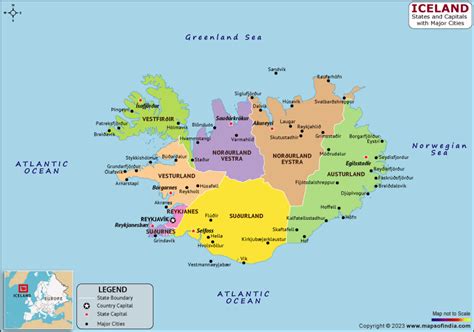 Iceland Map Hd Political Map Of Iceland To Free Download
