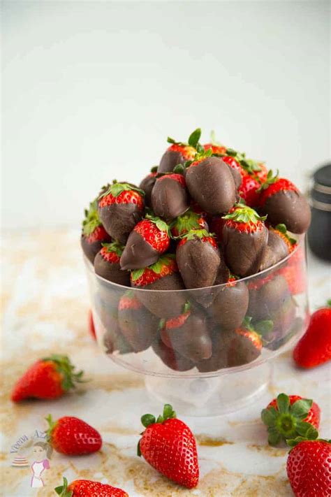 Chocolate Covered Strawberries Recipe Veena Azmanov