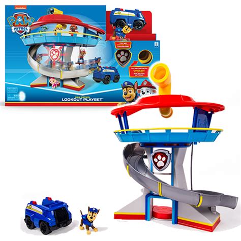 Buy Paw Patrol Lookout Headquarters Playset With Chase Black 6022632