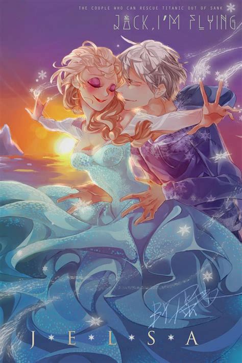 Pin By Angie Wilson On Jelsa Jack And Elsa Jelsa Fanart Disney Art