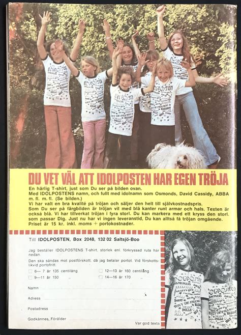 Nostalgipalatset Idol Posten No 6 7 1974