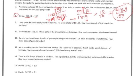 Module 8 6 eureka lesson math 2 homework grade answer key. Eureka Math Grade 6 Module 2 Lesson 14 Answer Key