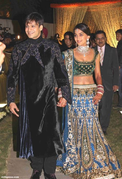 Vivek Oberois Wife Priyanka Alva At Wedding Reception Hot Photoshoot