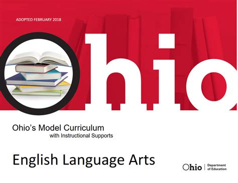 Ohio Department Of Education Englishlanguage Arts Model Curriculum With Instructional