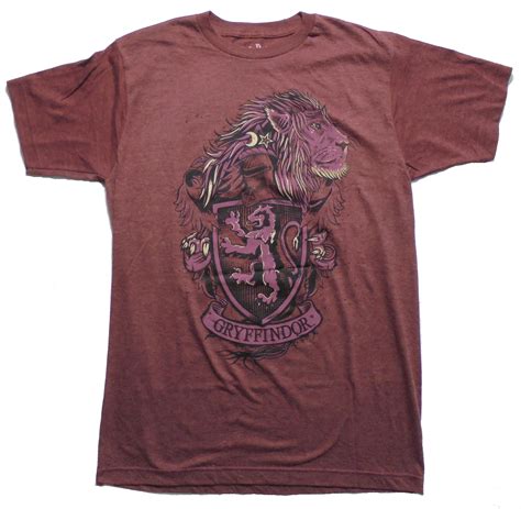 Harry Potter Gryffindor House Mens Graphic Tee T Shirt Mens Graphic