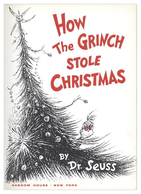 Lot Detail Dr Seuss How The Grinch Stole Christmas 1st Edition