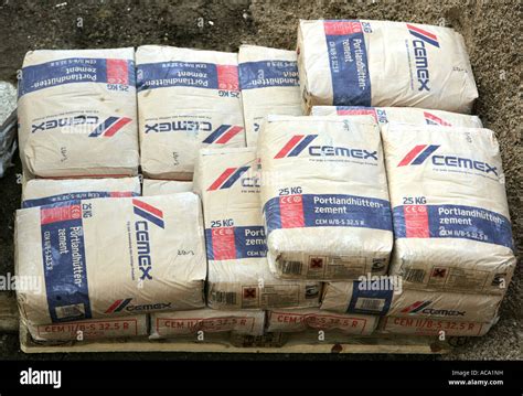 Cement Bags Stock Photo Alamy