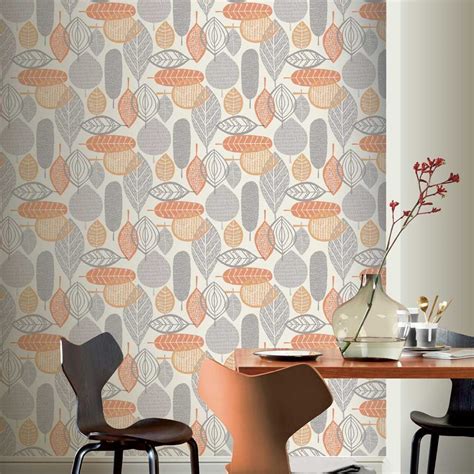 Malmo By Arthouse Orange Wallpaper Wallpaper Direct In 2021