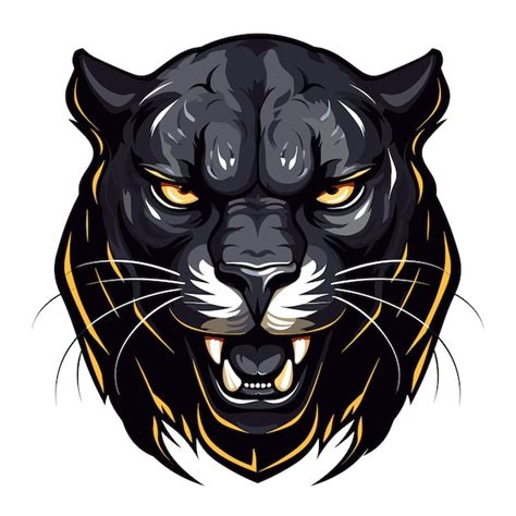 Premium Vector Illustration Mascot Logo Black Panther