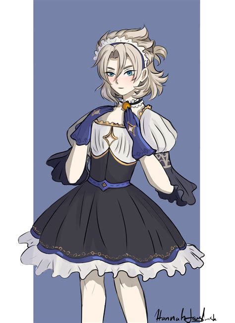 maid albedo [oc] r genshingays