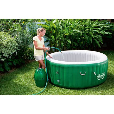 Coleman Lay Z Spa Inflatable Hot Tub Bubble Jacuzzi Set Portable 4 6 People New Ebay