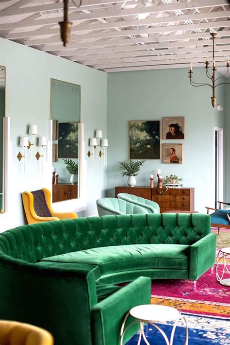 30 Lush Green Velvet Sofas In Cozy Living Rooms