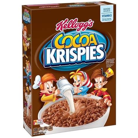 Kelloggs Cocoa Rice Krispies Breakfast Cereal Chocolate 155 Oz Box