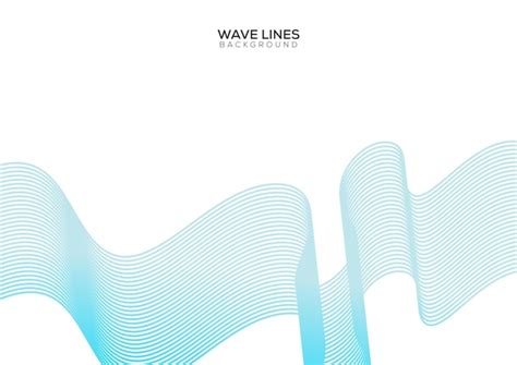 Free Vector Stylish Blue Wavy Lines Abstract Background Design