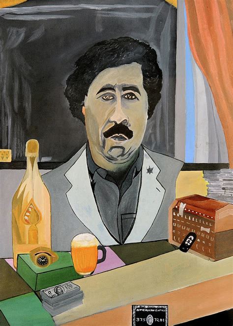 Pablo Escobar Painting By Rajiv Sharma