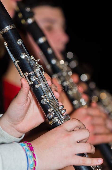 Detail Of A Clarinet While Playing Stock Photo Image Of Orchestra