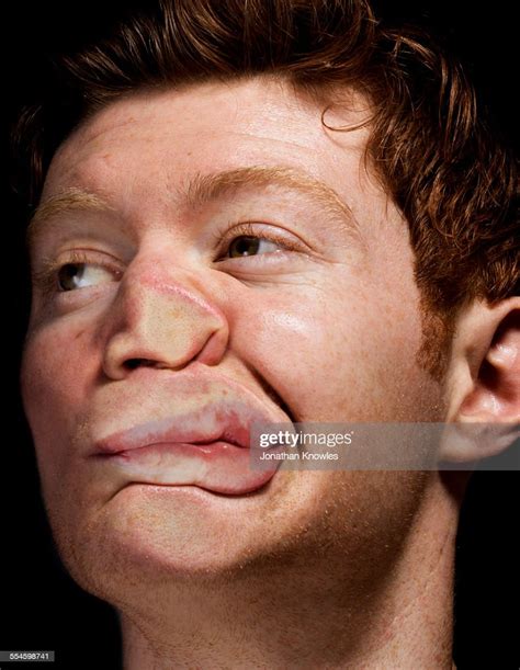 Mans Face Pressed Against Glass High Res Stock Photo Getty Images