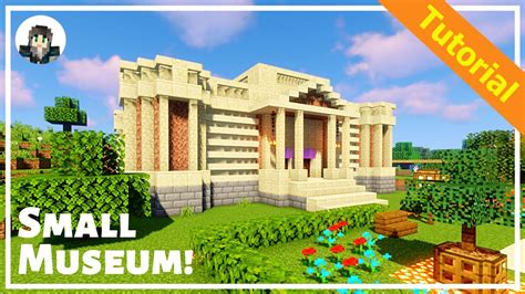 How To Make A Small Museum In Minecraft Tutorial Youtube