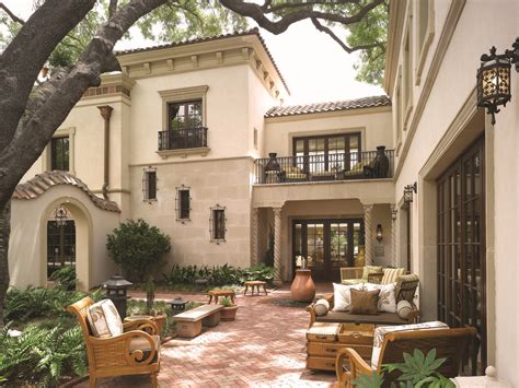 Exterior Spanishstylehomes Spanish Style Homes Courtyard House