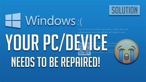 Fix Recovery Your Pcdevice Needs To Be Repaired 4 Solutions 2024