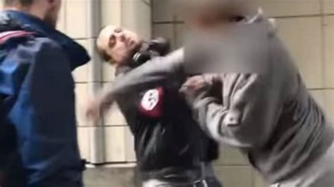 Man With Swastika Armband Gets Punched In Downtown Seattle While Yelling At People Kiro 7 News