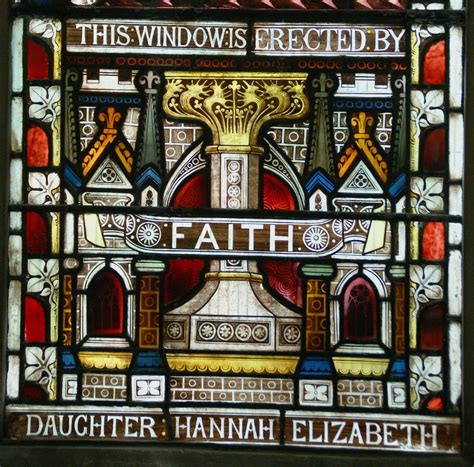 Faith Hope And Charity Window Stained Glass Wesleys Oxford