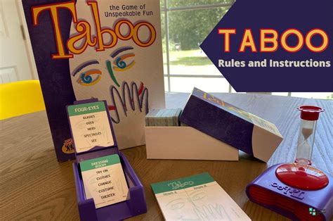 Taboo Game Rules How To Play Taboo The Game
