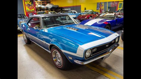 Sold 1968 Lemans Blue Camaro Ss350 Coupe For Sale By Corvette Mike