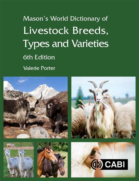 Masons World Dictionary Of Livestock Breeds Types And Varieties