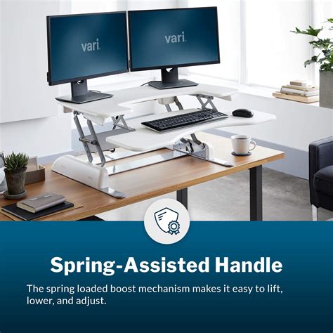 Buy Varidesk Pro Plus 36 By Vari Dual Monitor Standing Desk Converter
