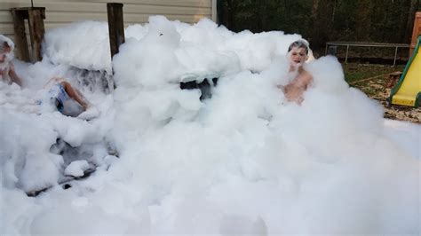 Hot Tub Filled With Bubble Bath Youtube
