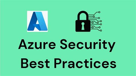 Azure Security Best Practices Checklist Azure Lessons