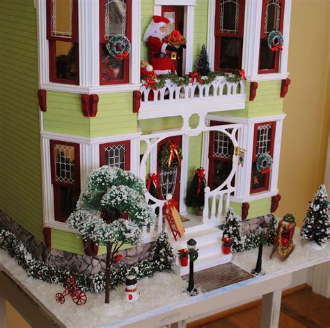 Little Things By Anna A Merry Mini Christmas Dollhouse Dollhouse