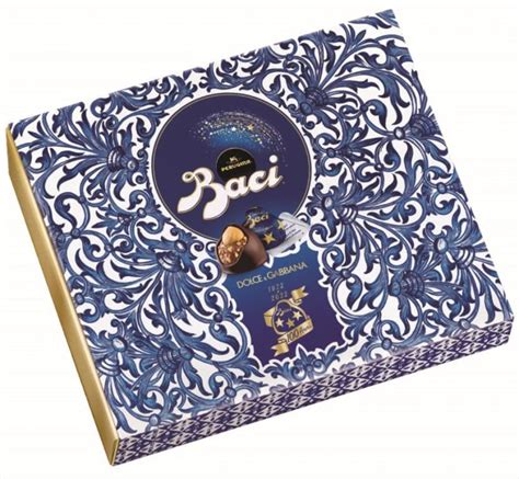 Perugina Baci Chocolates Original Box 250g Dolce And Gabbana Maiolica Perugina Italy